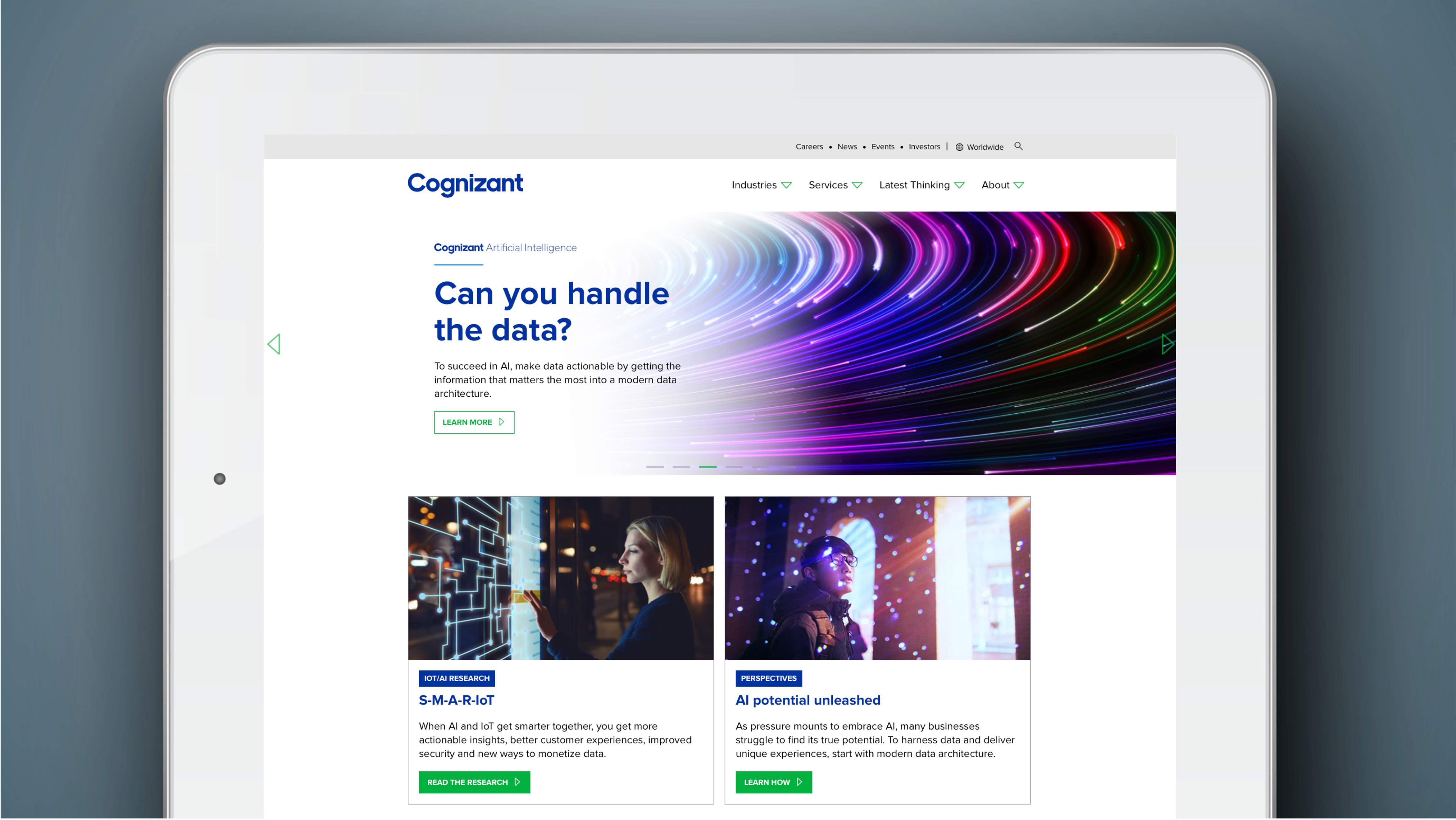 Cognizant Ipad Mockup