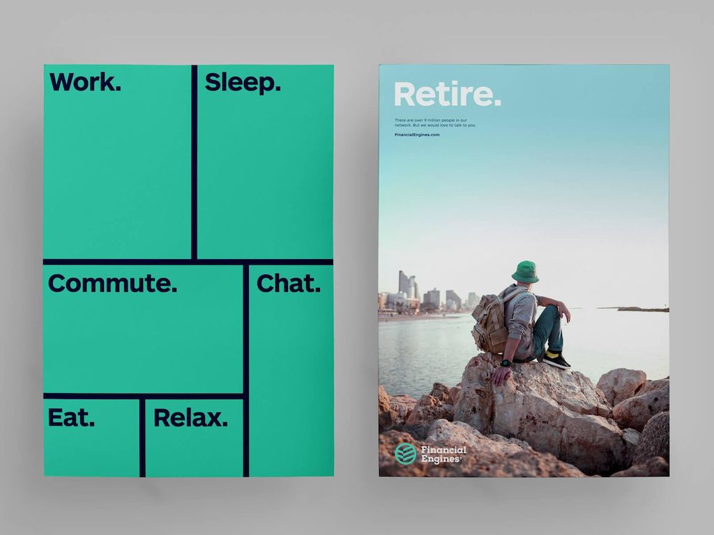 Metadesign Financial Engines Brand Brochure Design