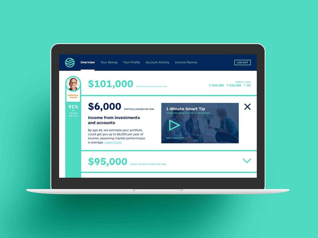 Metadesign Financial Engines Website Design