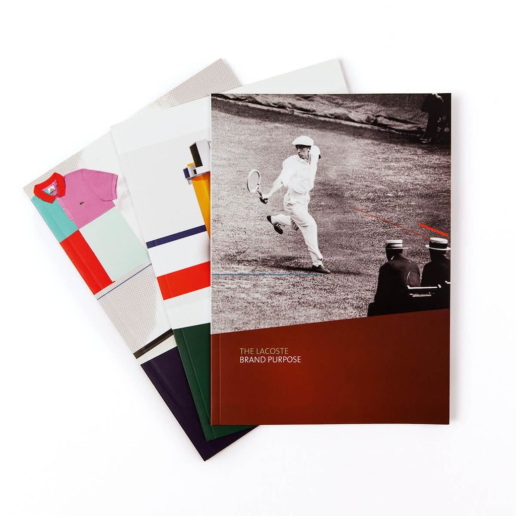 Metadesign Lacoste Brand Purpose Brochure Design
