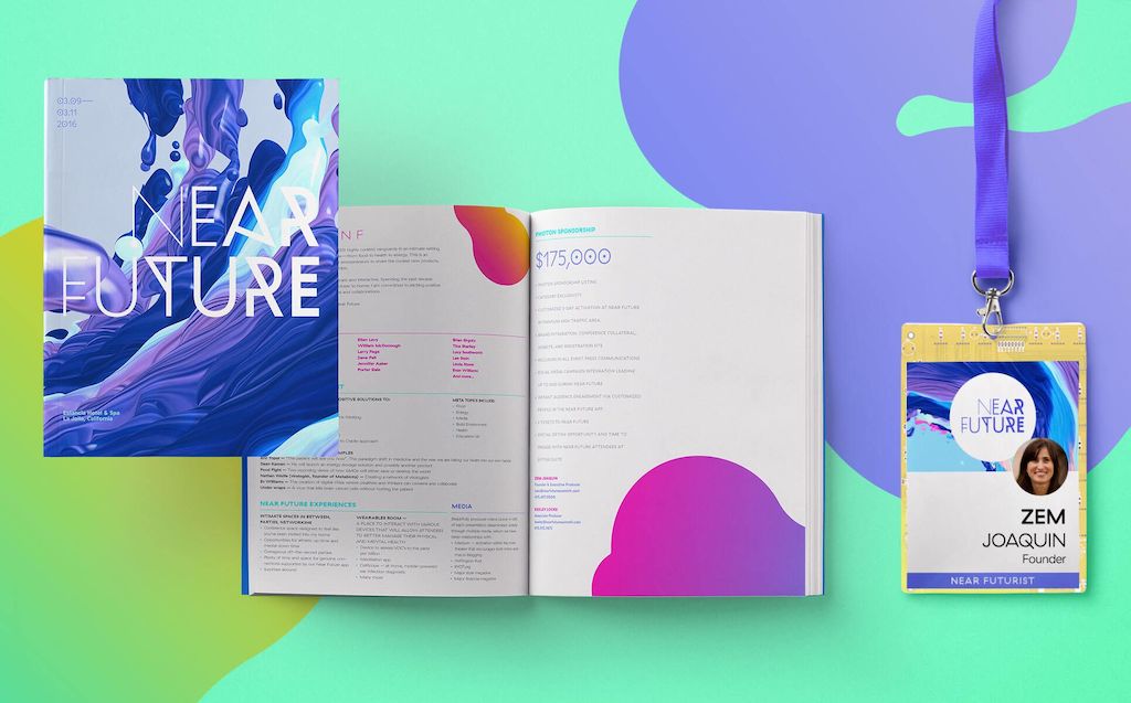 Metadesign Near Future Summit Brand Collateral