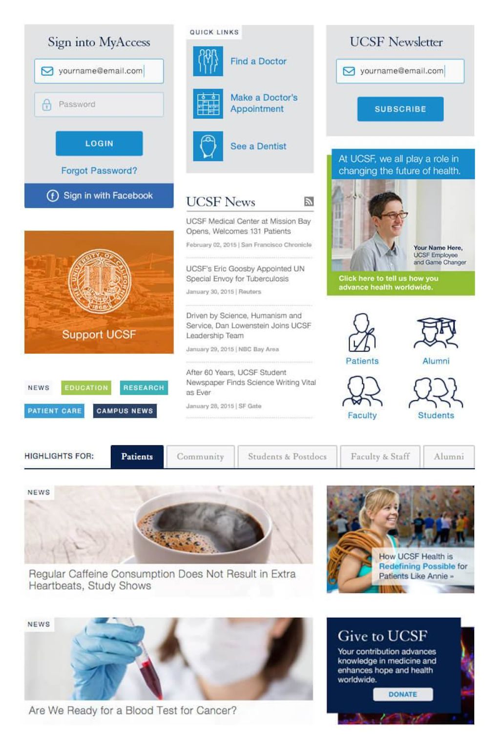 Metadesign Ucsf Website Detail